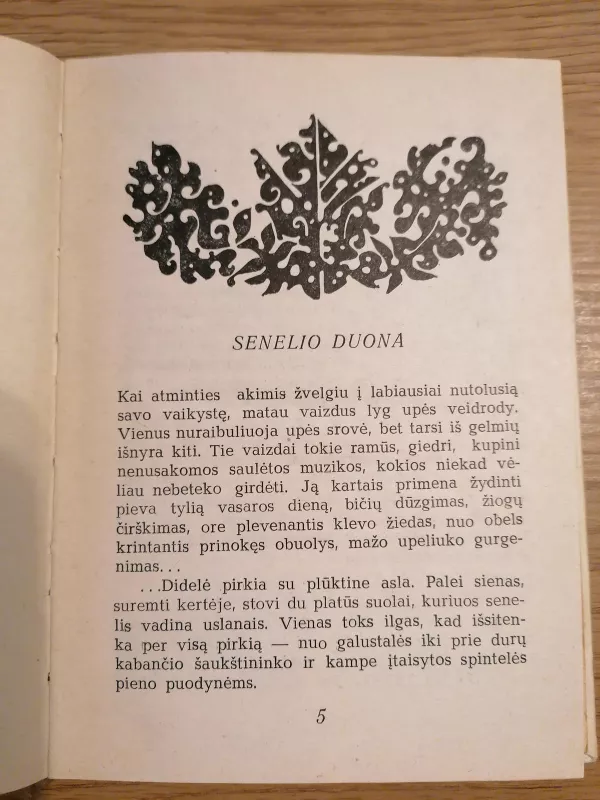 SENELIO DUONA - Milda Telksnytė, knyga 5