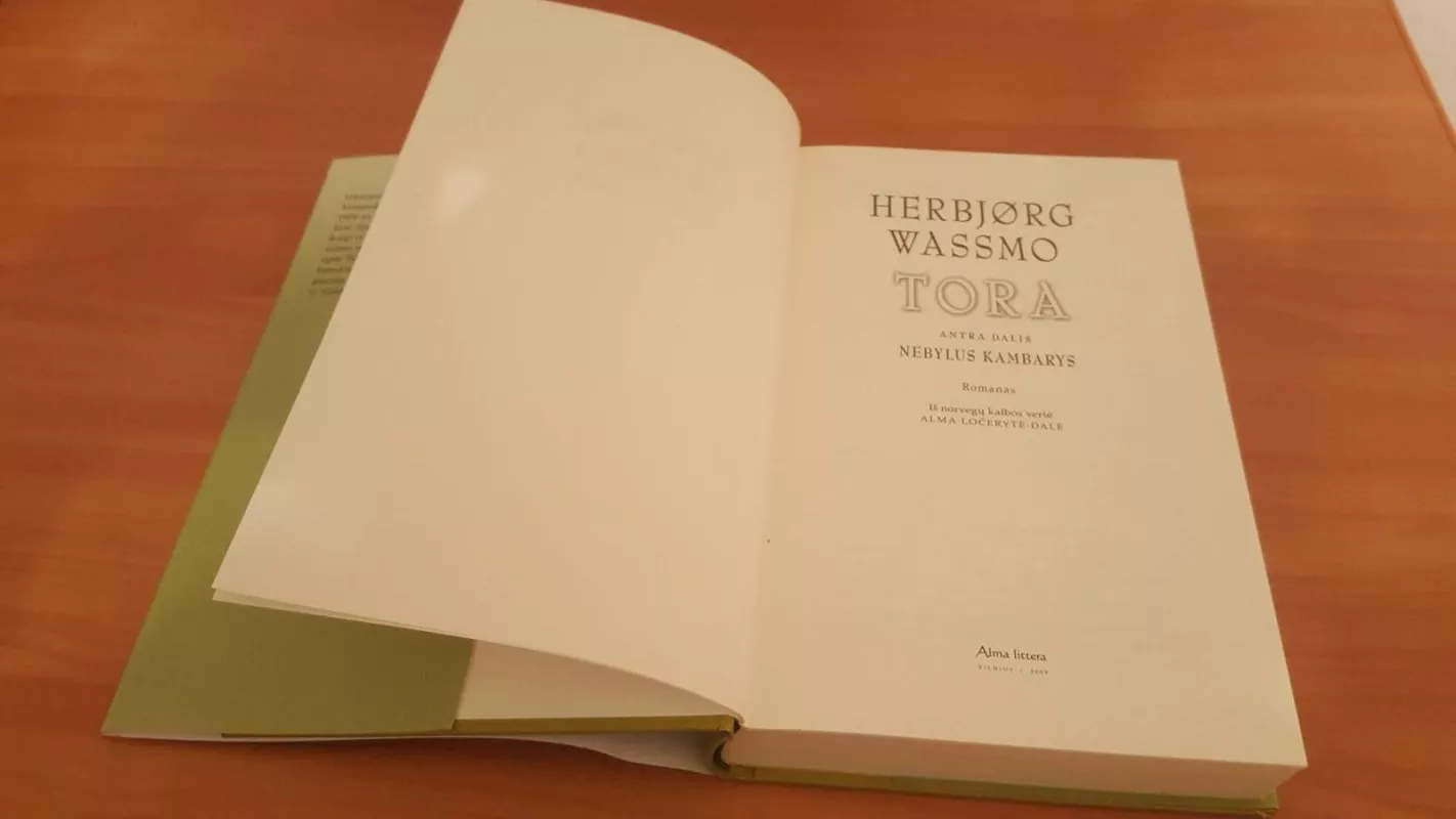Tora (2 dalis) - Herbjørg Wassmo, knyga