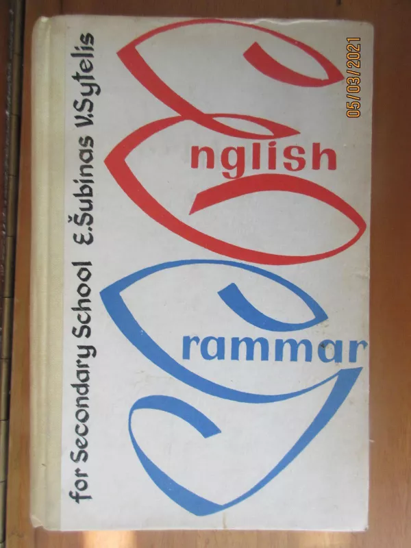 English Grammar - Emanuilas Šubinas, Valentinas  Sytelis, knyga