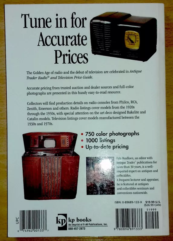 Antique Trader Radio And Television Price Guide - Kyle Husfloen, knyga 3