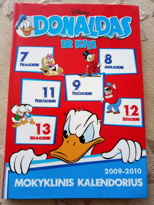 Donaldas ir kiti mokyklinis kalendorius 2009-2010 - Walt Disney, knyga 3