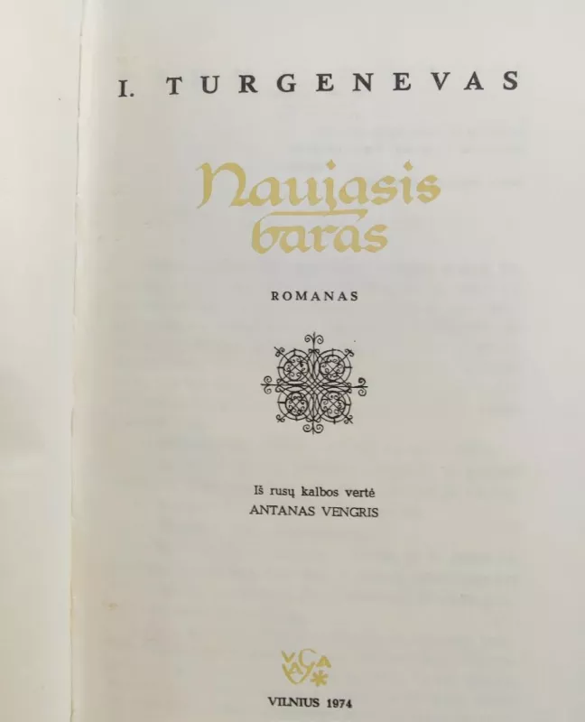 Naujasis baras - Ivanas Turgenevas, knyga 3