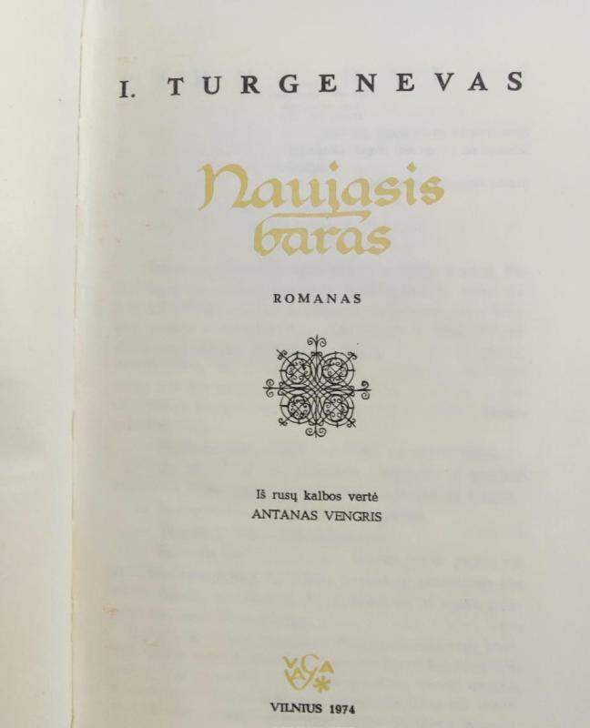 Naujasis baras - Ivanas Turgenevas, knyga 3