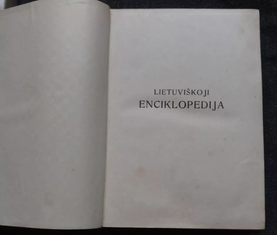 Lietuviškoji enciklopedija ( I tomas) - Vaclovas Biržiška, knyga 5