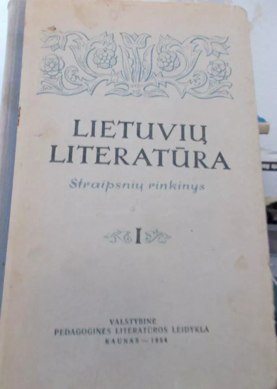 Lietuvių literatūra I - Autorių Kolektyvas, knyga