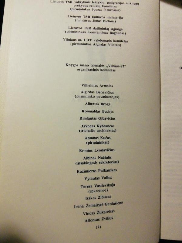 Knygos meno trienalė. Vilnius- 87 - Autorių Kolektyvas, knyga 3