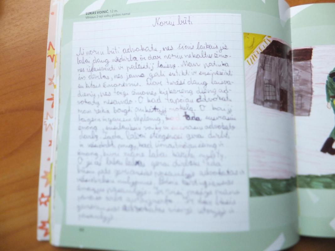 Noriu būti... Vaikų, augančių vaikų globos namuose, kūryba - Autorių Kolektyvas, knyga 5