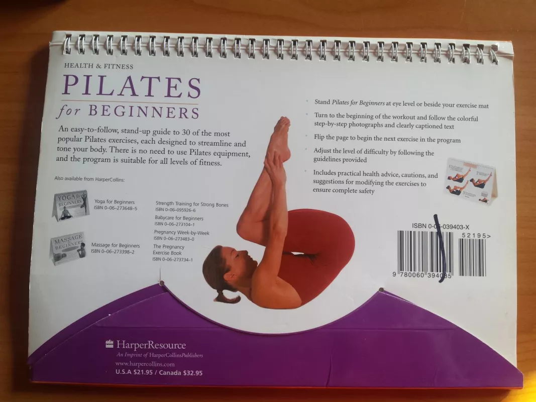 Pilates for Beginners - Kellina Stewart, knyga 4