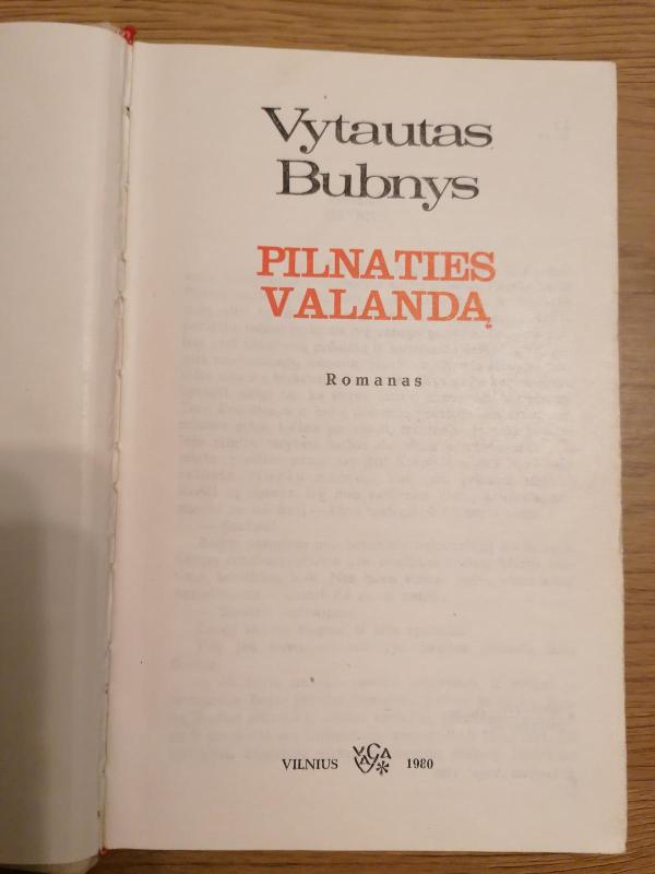 Pilnaties valandą - Vytautas Bubnys, knyga 3