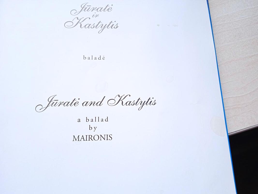 Jūratė ir Kąstytis -  Maironis, knyga 6