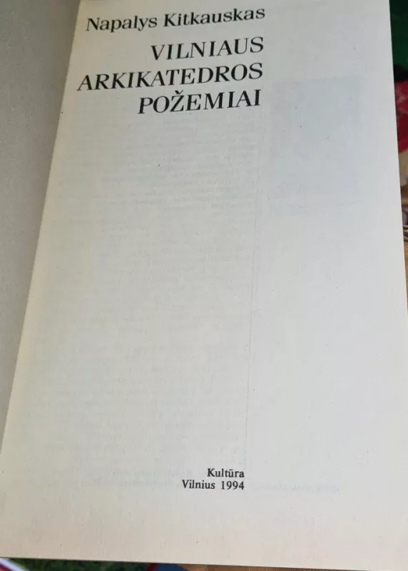 Vilniaus arkikatedros požemiai - Napoleonas Kitkauskas, knyga