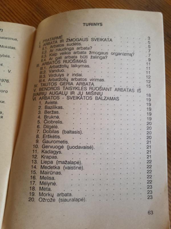 Arbata-sveikatos balzamas - D. Speičienė, V.  Muralis, knyga 5