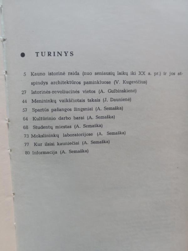 Kaunas. Turistui apie miestą - Algimantas Semaška, knyga 3