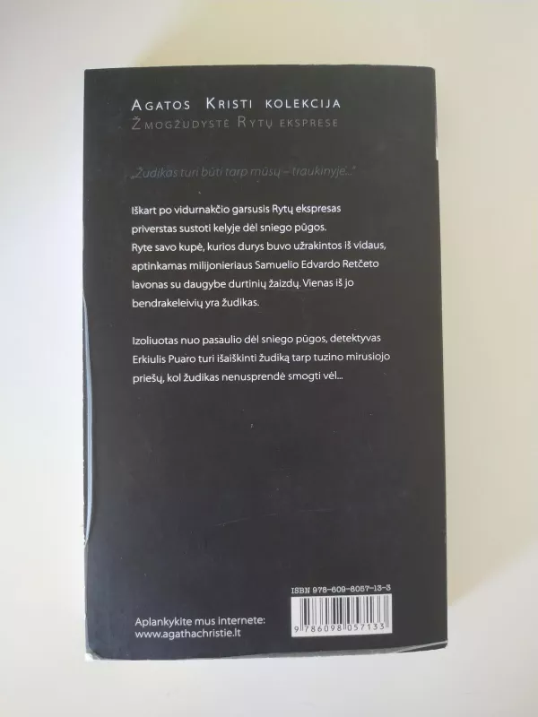 Žmogžudystė rytų eksprese - Agatha Christie, knyga