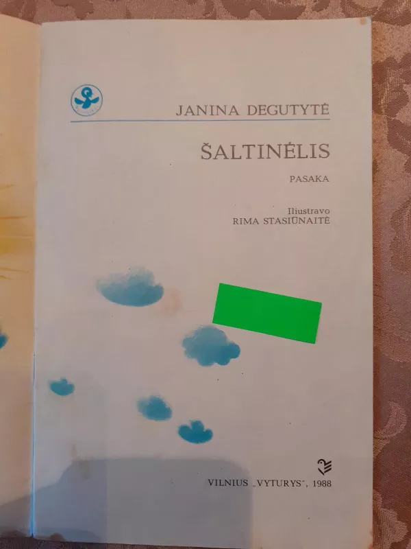 Šaltinėlis - Janina Degutytė, knyga