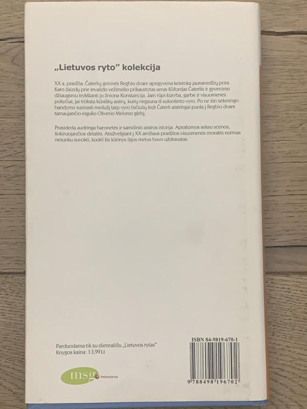 Ledi Čaterli meilužis - David Herbert Lawrence, knyga 3
