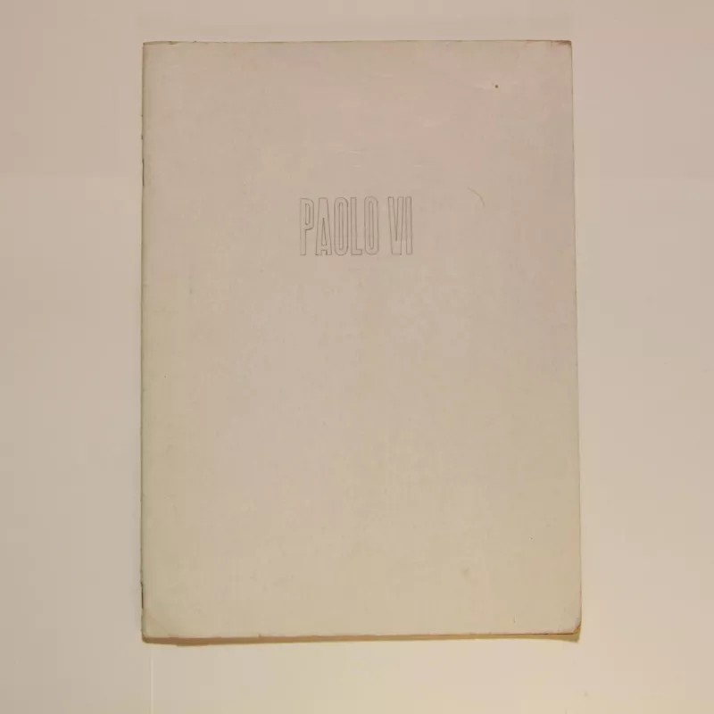 Paolo VI - Autorių Kolektyvas, knyga 3