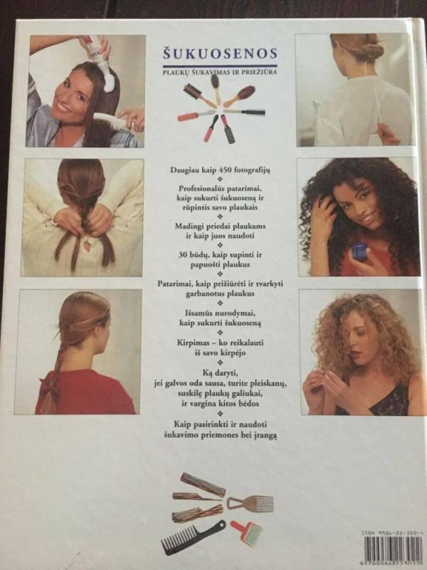 Šukuosenos, plaukų šukavimas ir priežiūra - Jacki Wadeson, knyga