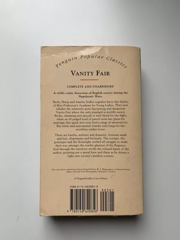 Vanity Fair - William Makepeace Thackeray, knyga
