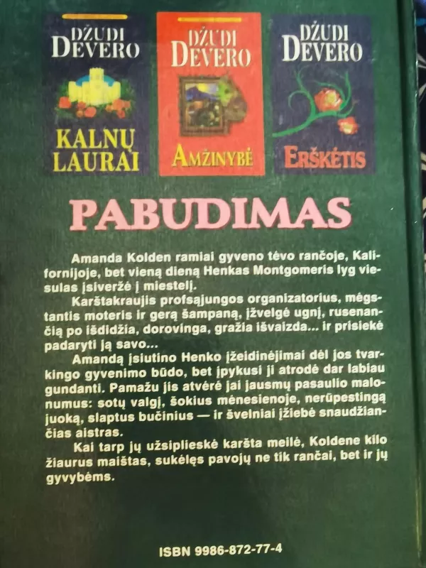 Pabudimas - Džudi Devero, knyga