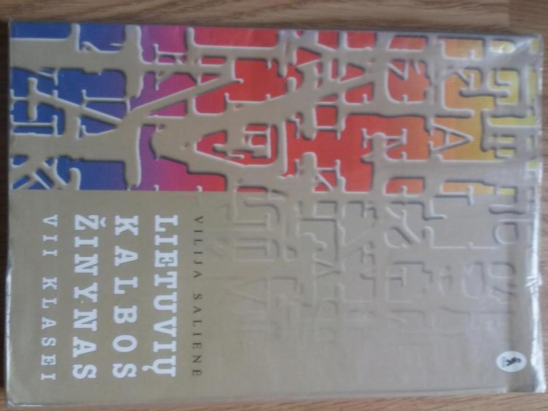 Lietuvių kalbos žinynas VII klasei - Vilija Salienė, knyga 3