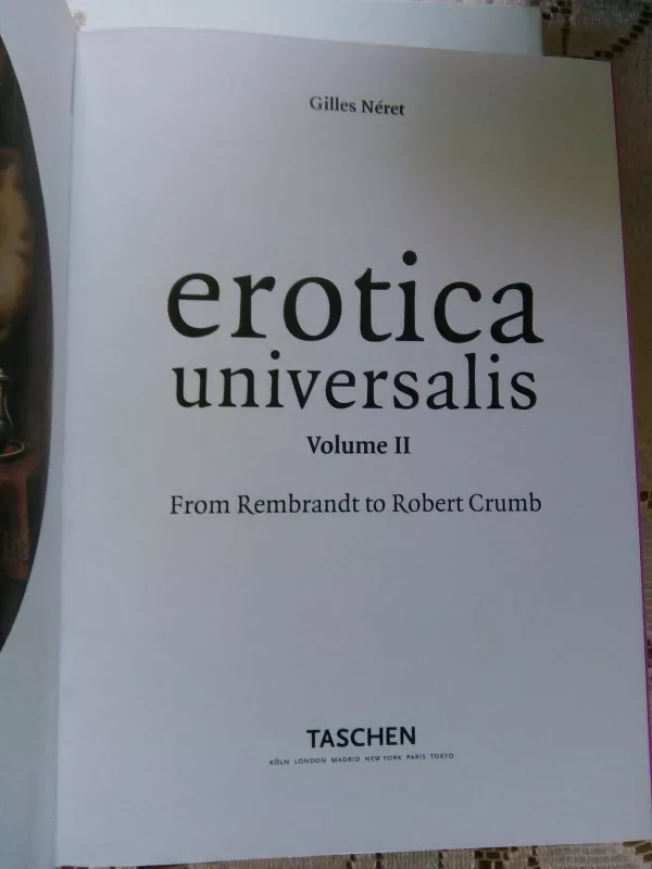 Erotica universalis: Volume II. - Gilles Neret, knyga 2