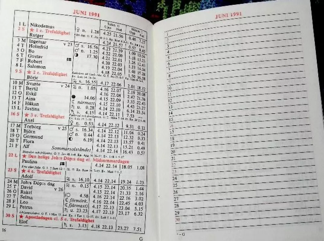 Vanliga almanackan för året 1991 till Göteborgs horisont - Autorių Kolektyvas, knyga 6