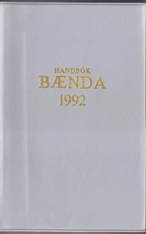 Handbók bænda 1992 - Autorių Kolektyvas, knyga 2