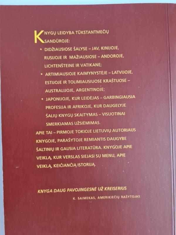 Knygų leidyba pasaulyje - Remigijus Misiūnas, knyga 3