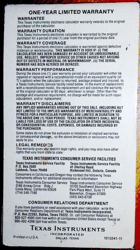 Texas Instruments Electronic Slide-Rule Calculator TI-30 Owner's Manual - Autorių Kolektyvas, knyga 2