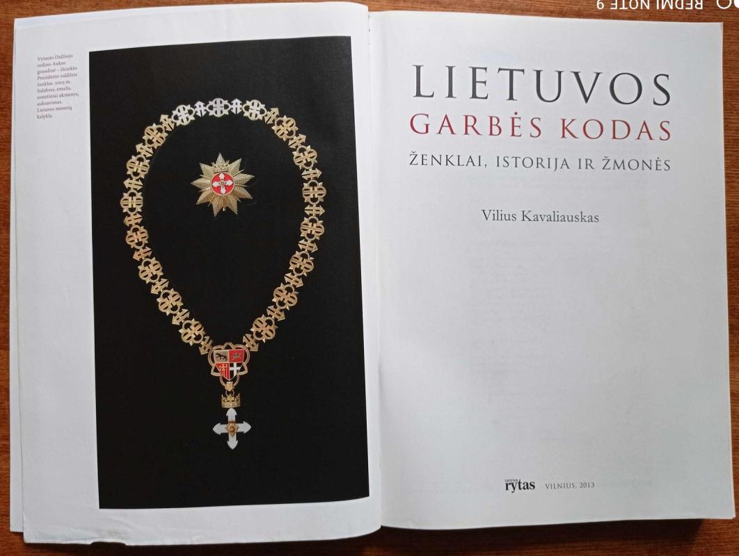 Lietuvos garbės kodas - rytas Lietuvos, knyga 3