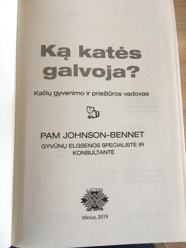 Ką katės galvoja? - Pam Johnson-Bennett, knyga 6