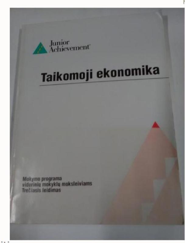 Taikomoji ekonomika - Autorių Kolektyvas, knyga 3