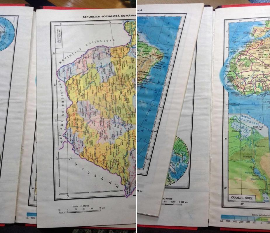 Atlas geografic școlar - Autorių Kolektyvas, knyga 3