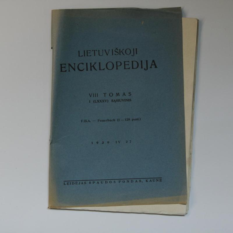 Lietuviškoji enciklopedija  T. I-IX sąsiuviniais - Vaclovas Biržiška, knyga 2
