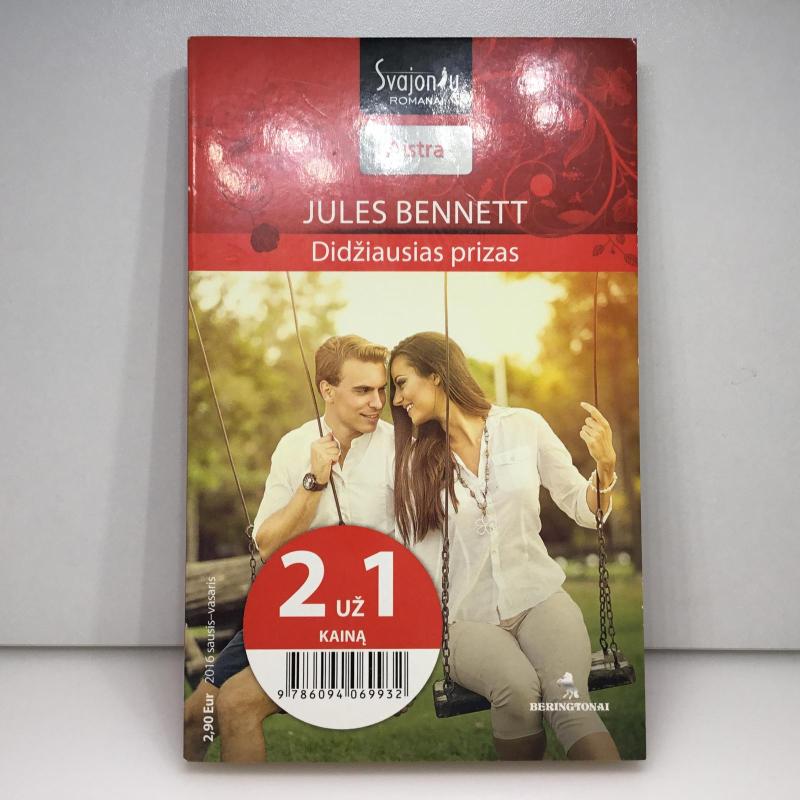 Didžiausias prizas - Jules Bennett, knyga 2