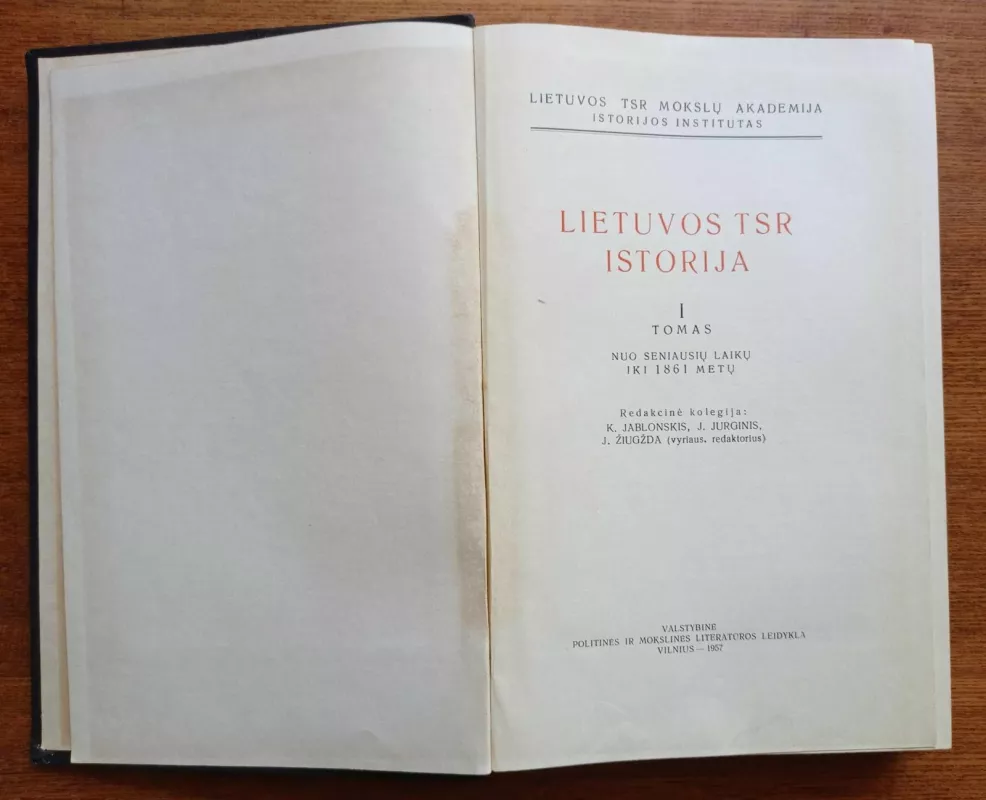 Lietuvos TSR istorija - J. Jurginis, knyga 4