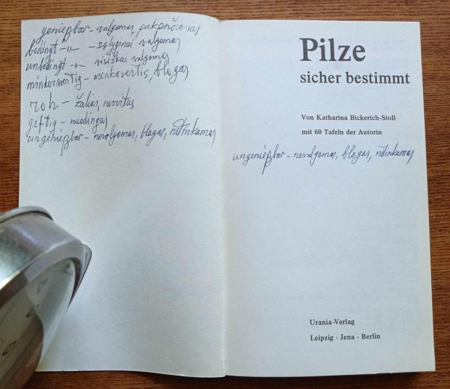 Pilze sicher bestimmt - Bickerich Stoll, knyga 3