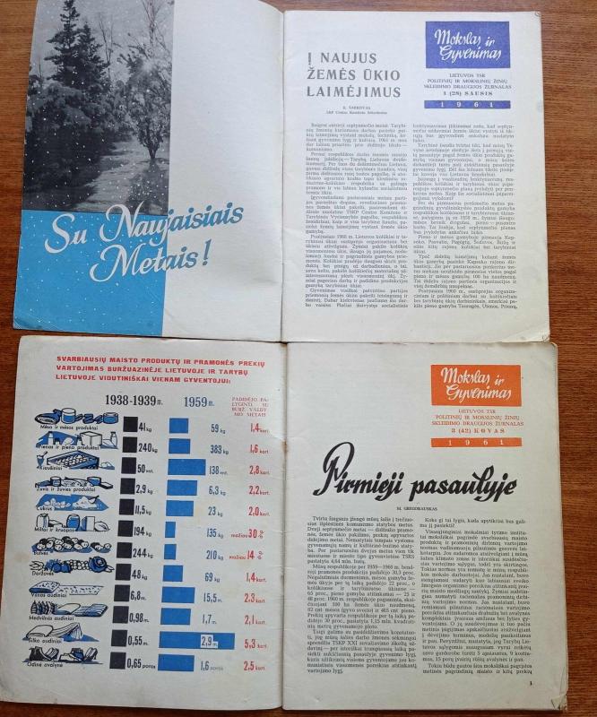 Mokslas ir gyvenimas, 1961 m., Nr. 1 - Autorių Kolektyvas, knyga 3