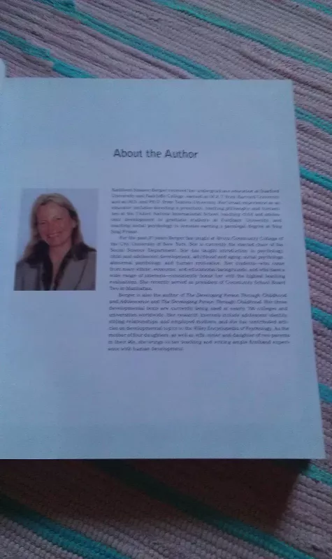 The Developing Person Through the Life Span - Kathleen Stassen Berger, knyga 3