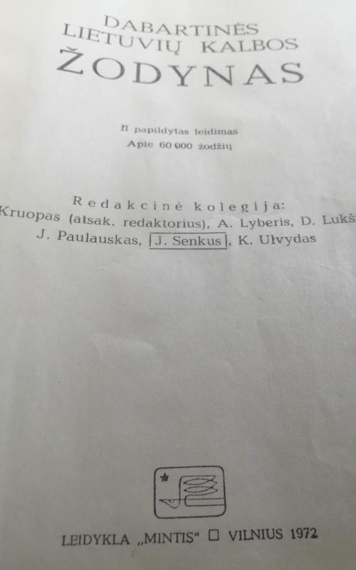 Dabartinės lietuvių kalbos žodynas - Kropas St. ir kt., knyga 2