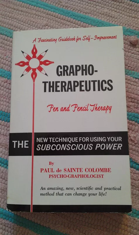 Grapho Therapeutics:Pen and Pencil Therapy - Sainte Colombe, knyga 2