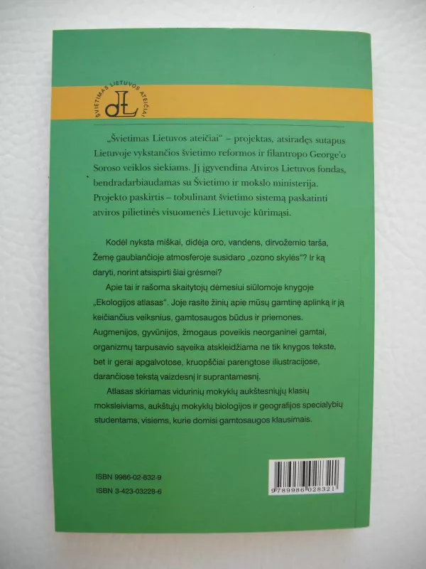 Ekologijos atlasas - Dieter Heinrich, knyga 4