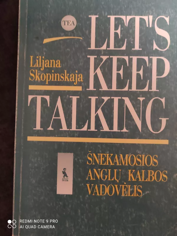 Let's Keep Talking - Lilijana Skopinskaja, knyga