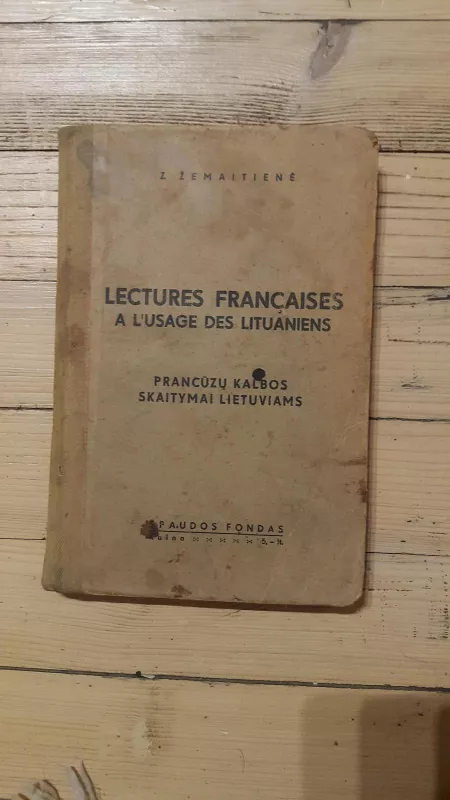 Prancūzų kalbos skaitymai lietuviams - Z. Žemaitienė, knyga