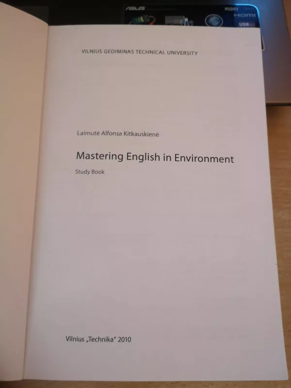 Mastering English in Environment - Laimutė Alfonsa Kitkauskienė, knyga