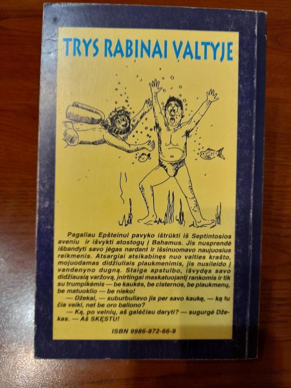 Trys rabinai valtyje - A. Stenlis Krameris, knyga 5