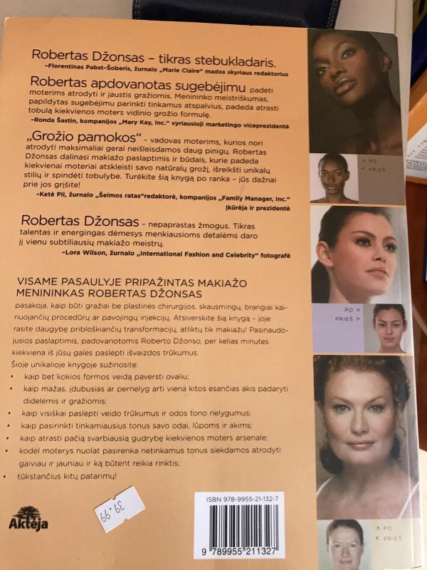 Grozio pamokos - Robertas Džonsas, knyga