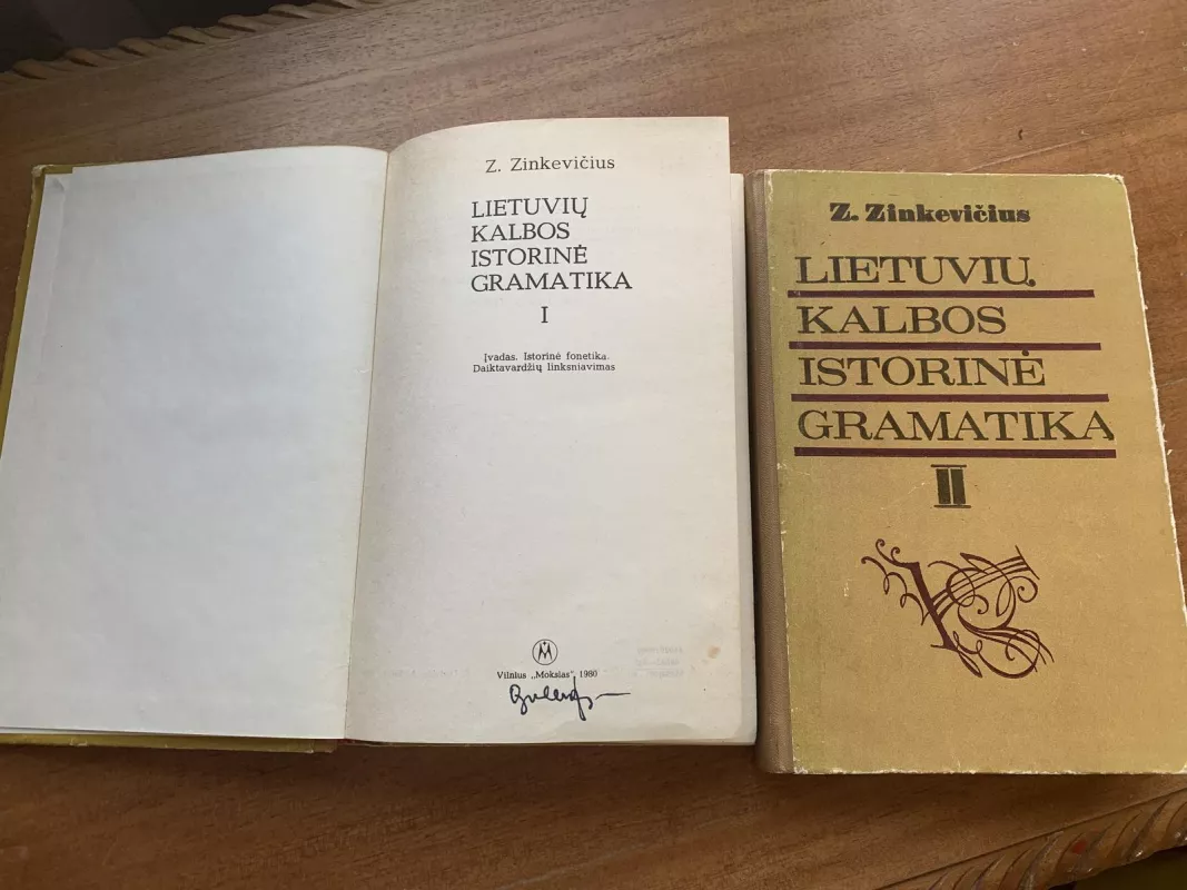Lietuvių kalbos istorinė gramatika I tomas - Z. Zinkevičius, knyga 3