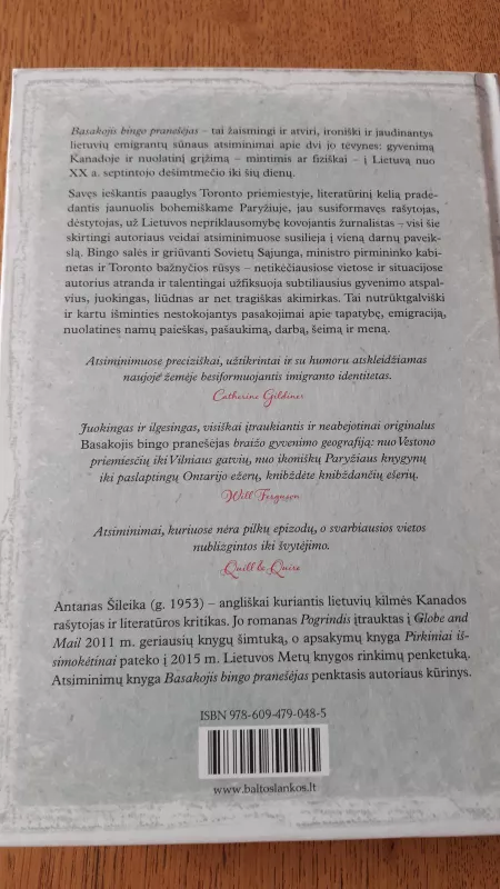 Basakojis bingo pranešėjas - Antanas Šileika, knyga 2